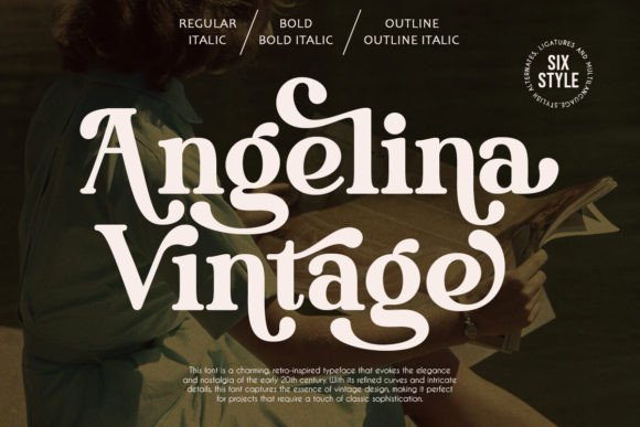 Angelina Vintage: The Elegant Serif Font for Marketers