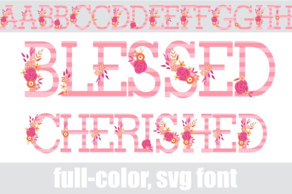 Blessed Cherished: A Full-Color Serif Font for Editors