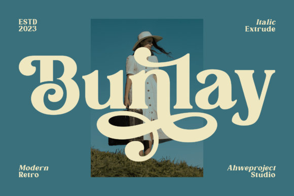 Bunlay: A Vintage Serif Font for Editorial Design