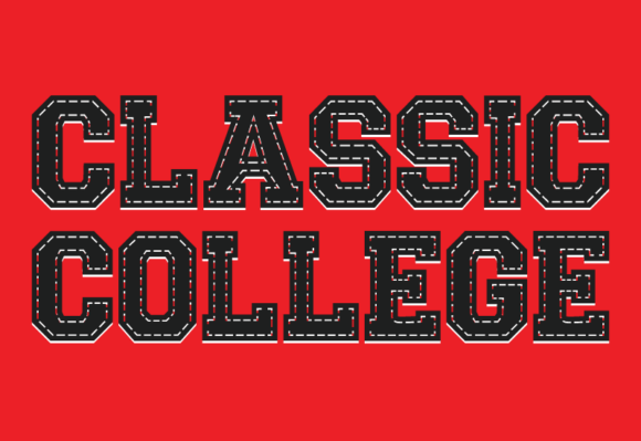 Classic College: A Timeless Athletic Serif Font