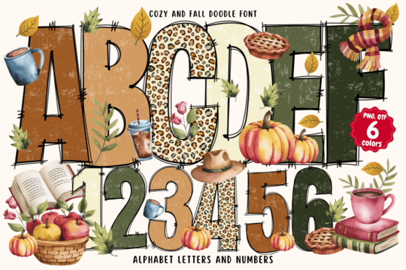 Cozy and Fall Doodle: The Ultimate Autumn Font