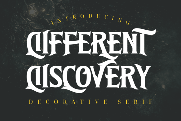 Different Discovery: A Vintage Serif for Editorial Design