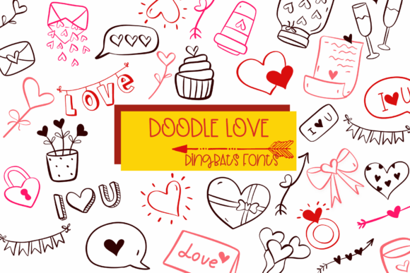 Doodle Love: A Romantic Font for Branding