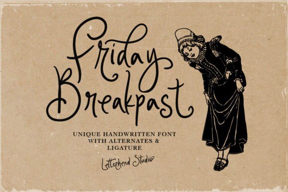 Friday Breakpast: A Handwritten Typeface for Campaigns