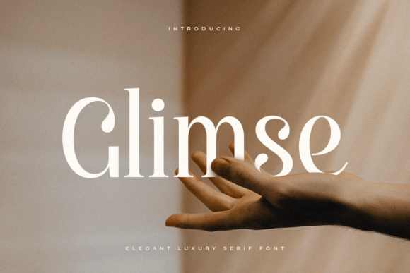 Glimse: A Bold Serif Font for Editorial Design