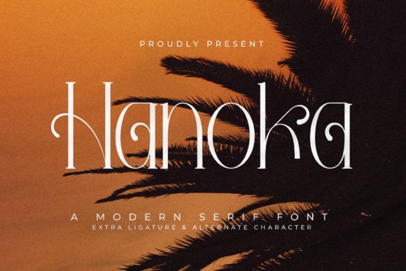 Hanoka: A Modern Serif Font for Your Brand