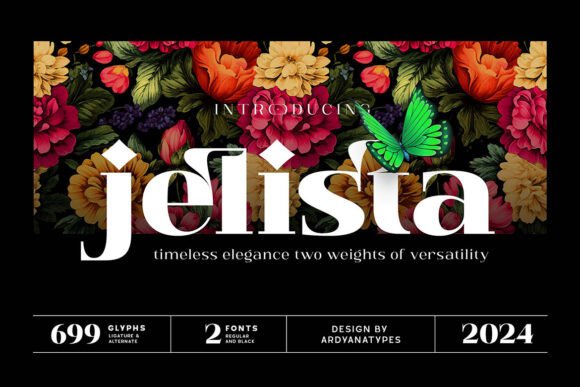 Jelista: A Premium Serif Font for Branding