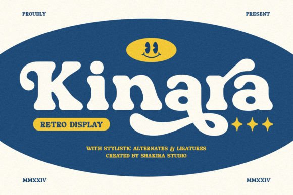Kinara: A Bold Retro Serif for Editorial Design