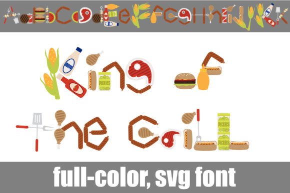 King of the Grill: A Bold Display Font for Web Design