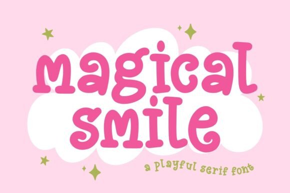 Magical Smile: A Playful Serif Font for Joyful Designs