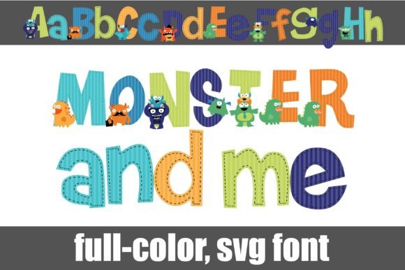 Monster and Me: A Color Font Review for Editorial Design