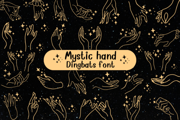 Mystic Hand: A Sketch Style Font for Digital Brands