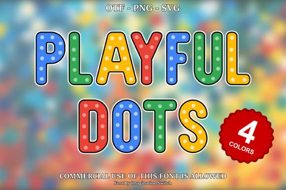 Playful Dots: A Color Font for Modern Editorial Design