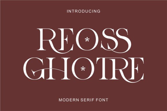 Reossghotre: A Retro Modern Serif for Digital Brands