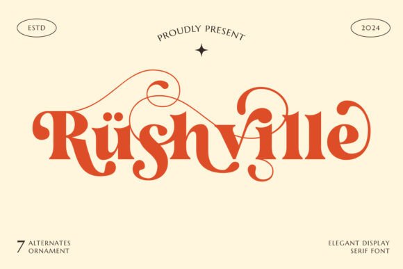 Rushville: A Playful Serif Font for Modern Design